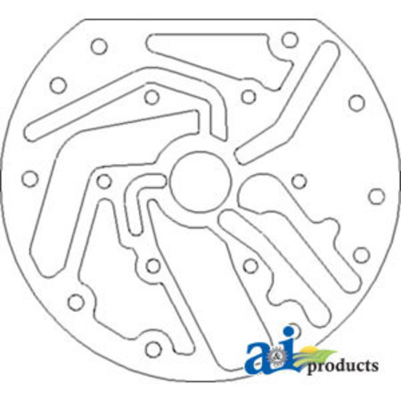 A & I PRODUCTS Gasket, Trans. Clutch Oil Pump 12" x12" x1" A-R100233